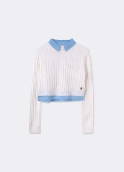 Trui Cropped Detail Shirt