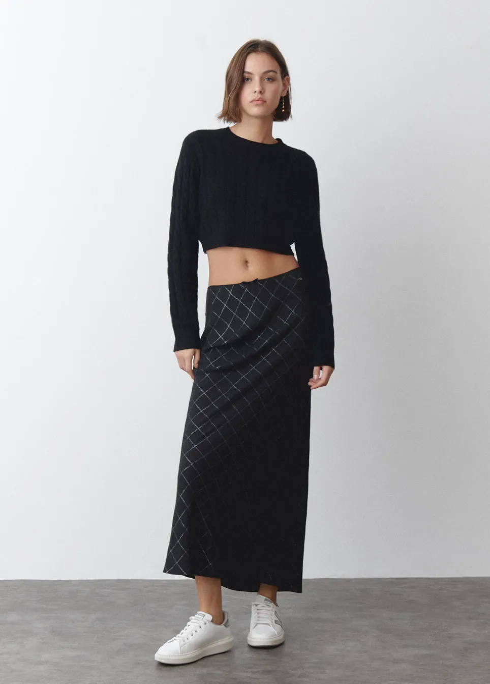 Trui Cropped Gevlochten