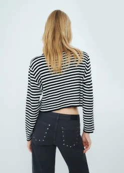 Trui Strepen Cropped