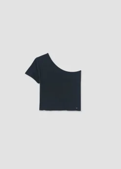 T-Shirt Asymmetrisch Korte Mouwen