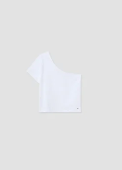 T-Shirt Asymmetrisch Korte Mouwen