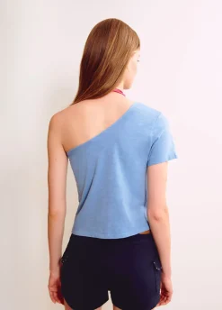 T-Shirt Asymmetrisch Korte Mouwen