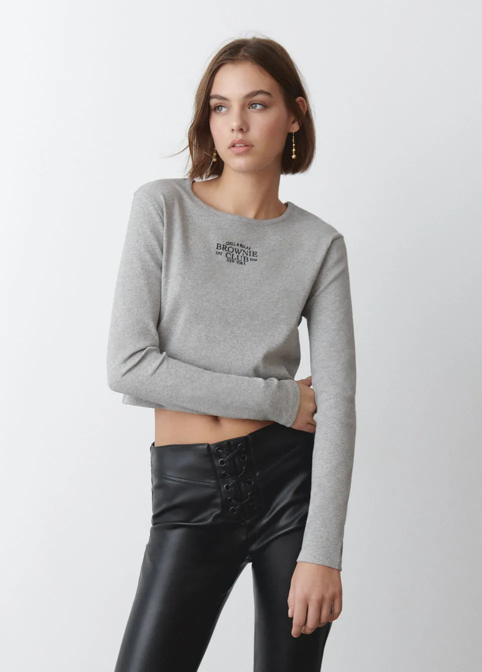 T-Shirt Baby Tee Lange Mouwen
