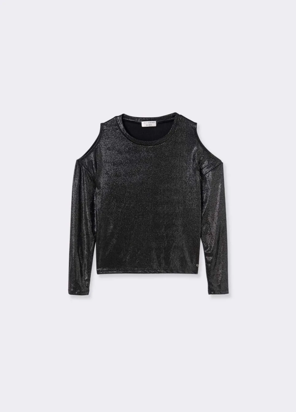 T-Shirt Cut-Outs Schouders Brill