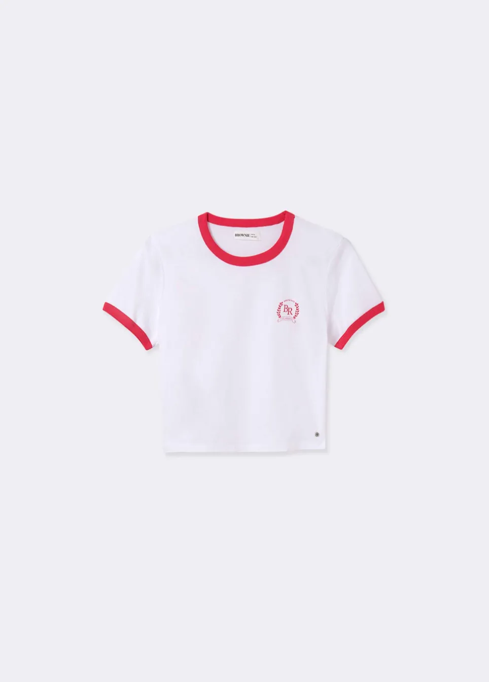 T-Shirt Korte Mouwen Contrast