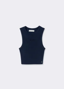 T-Shirt Mouwloos Geborduurd