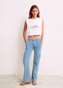 T-Shirt Mouwloos Gitaar