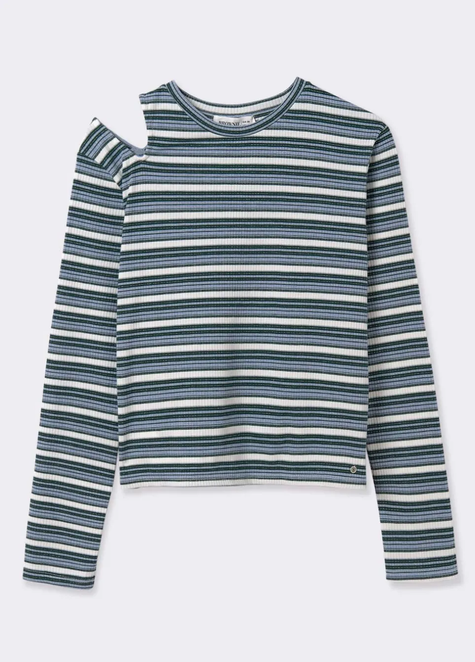T-Shirt Strepen Cut-Out