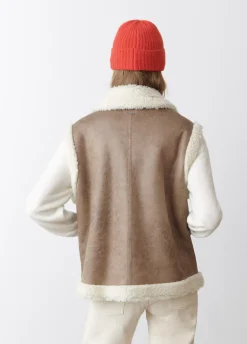 Vest Dubbelzijdig Leereffect