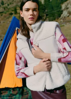 Vest Fleece Met Rits