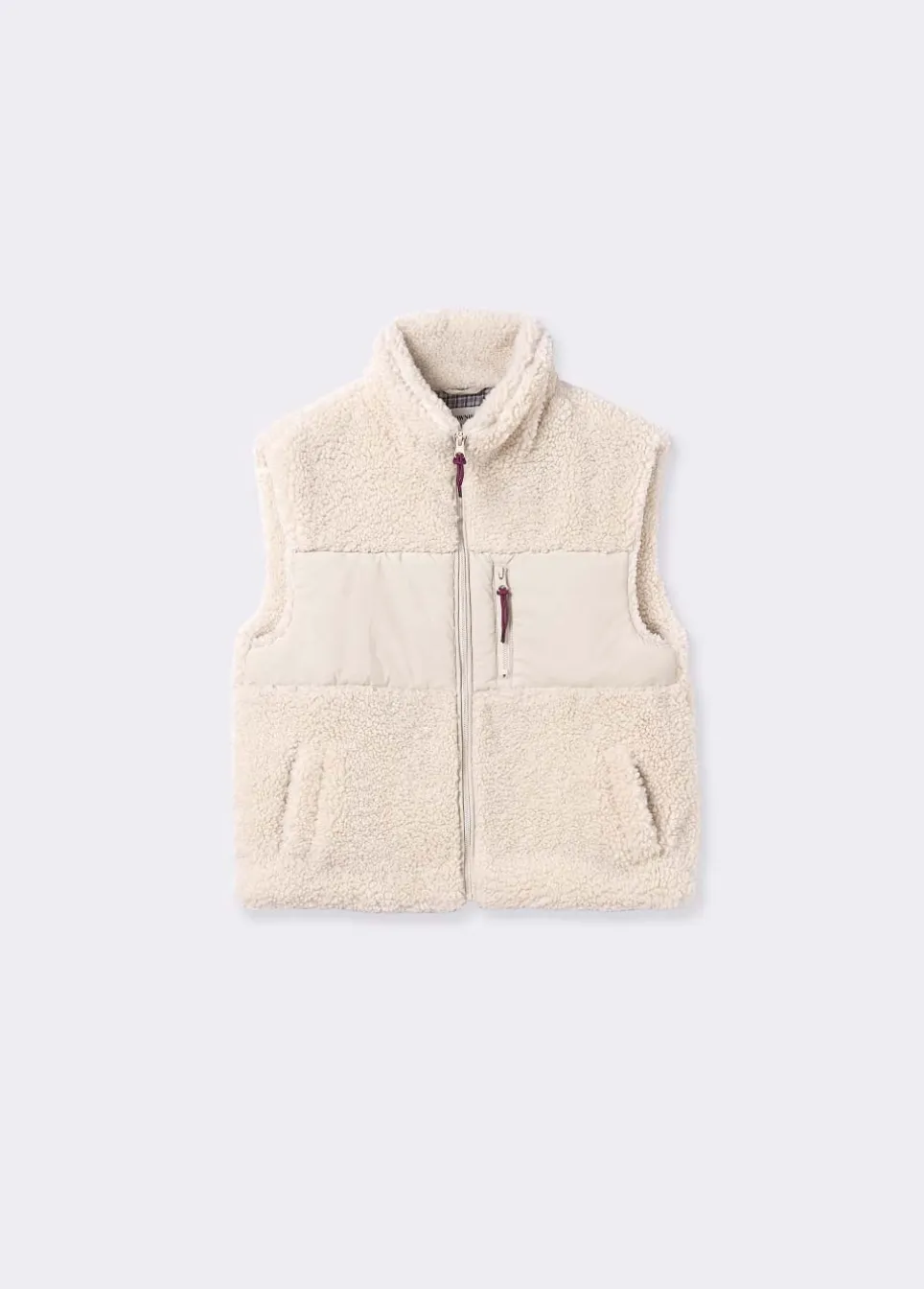Vest Fleece Met Rits